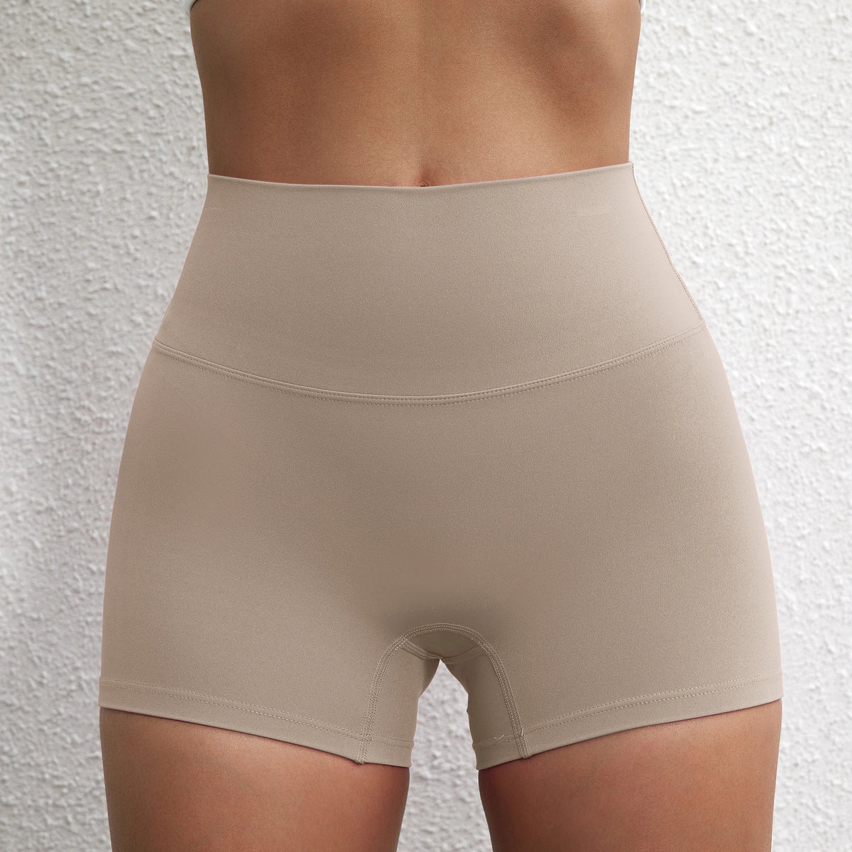 Sexy Solid Color Women Fitness Sport Short High Waist Athletic Yoga Short Leg Cycling Comprehensive Training Jogging Squat Proof