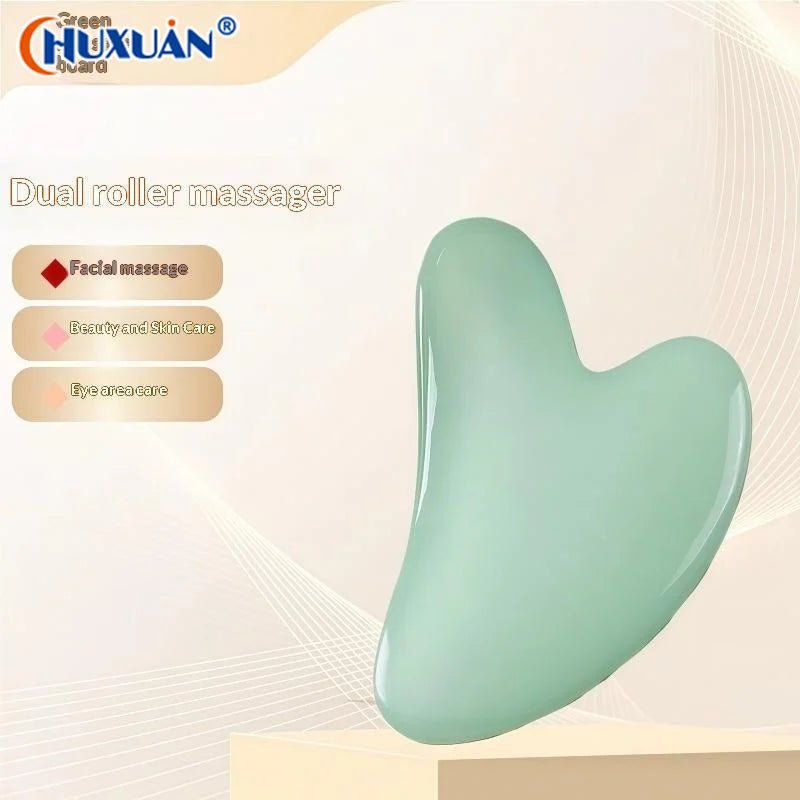 Q Natural Ox Horn Gua Sha Massage Tool Set Skin Lifting Effect Smooth Edges For Daily Skincare Whole Body Massage