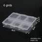 6–32 Compartment Plastic Storage Organizer Box for Beads, Jewelry & Craft Supplies