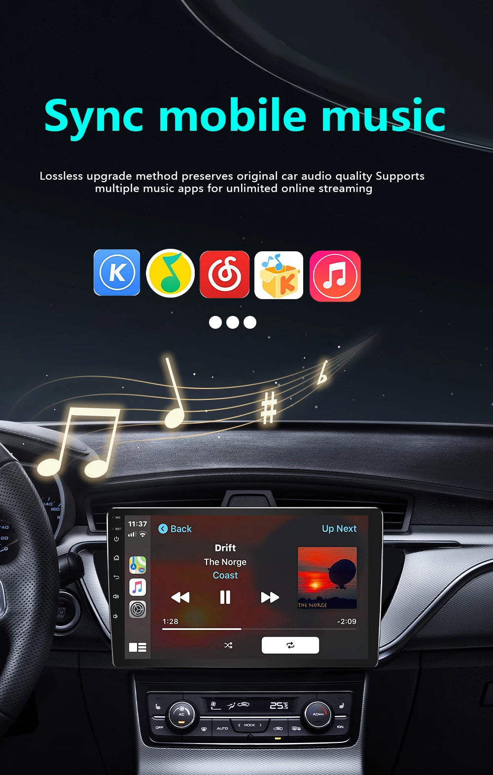 2026 4in1 New Upgrade Carplay Adapter Wireless Android Auto Mirror Link Smart MiNi AI Box USB Plug and Play Auto Connect WiFi