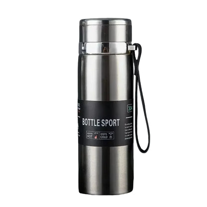 1L Stainless Steel Vacuum Flask Dual Use Hot Cold Drink Bottle Portable Thermal Container Perfect for Holding Water Tea Coffee