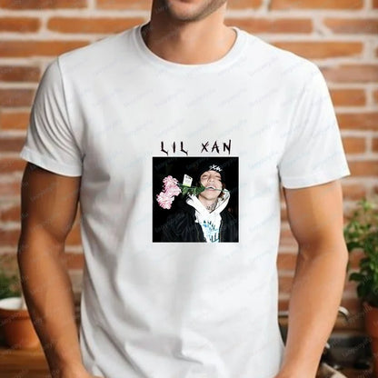 Men's T-shirts and Tank Tops - Hip-hop Rapper LIL XAN's Summer Short-Sleeved Men's and Women's Comfortable T-Shirts