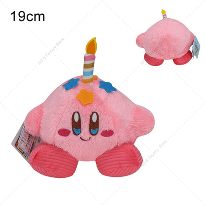 Cute Multicolor Kirby Plush Toy Kawaii Anime Star Kirby Sword Kirby Waddle Doo Elfilin Stuffed Doll Peluche Birthday Gifts