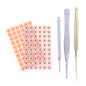 1200Pcs Cowherb Seed Ear Stickers Set Auriculotherapy Acupuncture Massage Therapy Dredge Body Meridians Improve Vision Treat