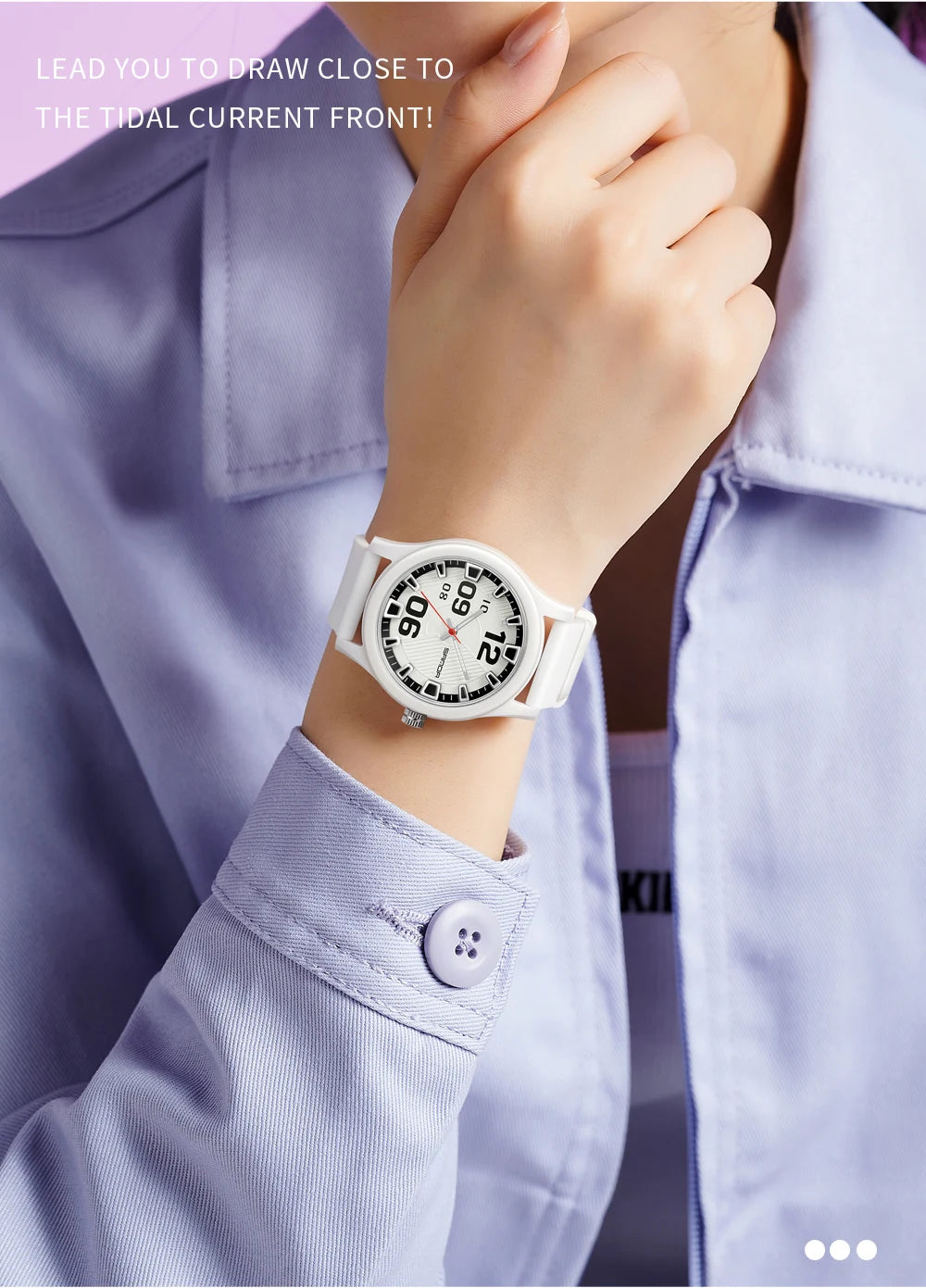 SANDA 3252 Fashion Simple Student Quartz Watch Popular Style Waterproof Suitable For sports And Life And It Is a Gift For Friend