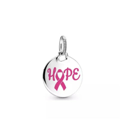 2025 Hot selling 925 Silver Pink Bird Moon Pendant Suitable for European Bracelets DIY Accessories Women's Charm Jewelry Gifts