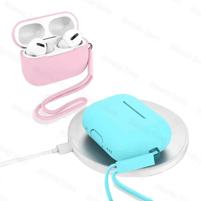 Dla AirPods Pro 2 Etui Płynny Silikon Pokrowiec Na AirPods 3 Pro 2 Etui Miękkie Słuchawki Ochronne Funda dla AirPod Pro 2 Pro2 Pokrowiec
