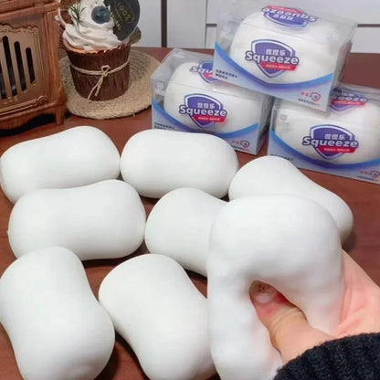 **ASMR Crunchy Soap Ball Squishy Stress Ball Filled Soft Squeeze Fidget Toy Anti-Stress Anxiety Relief Hand Decompression Toy