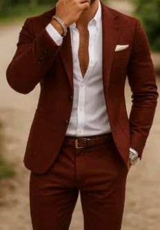 2027 New Spring And Autumn Mens Digital Printed 2 Piece Suit Set Plus Size Smart Casual Blazer Outfit For Business And Wedding