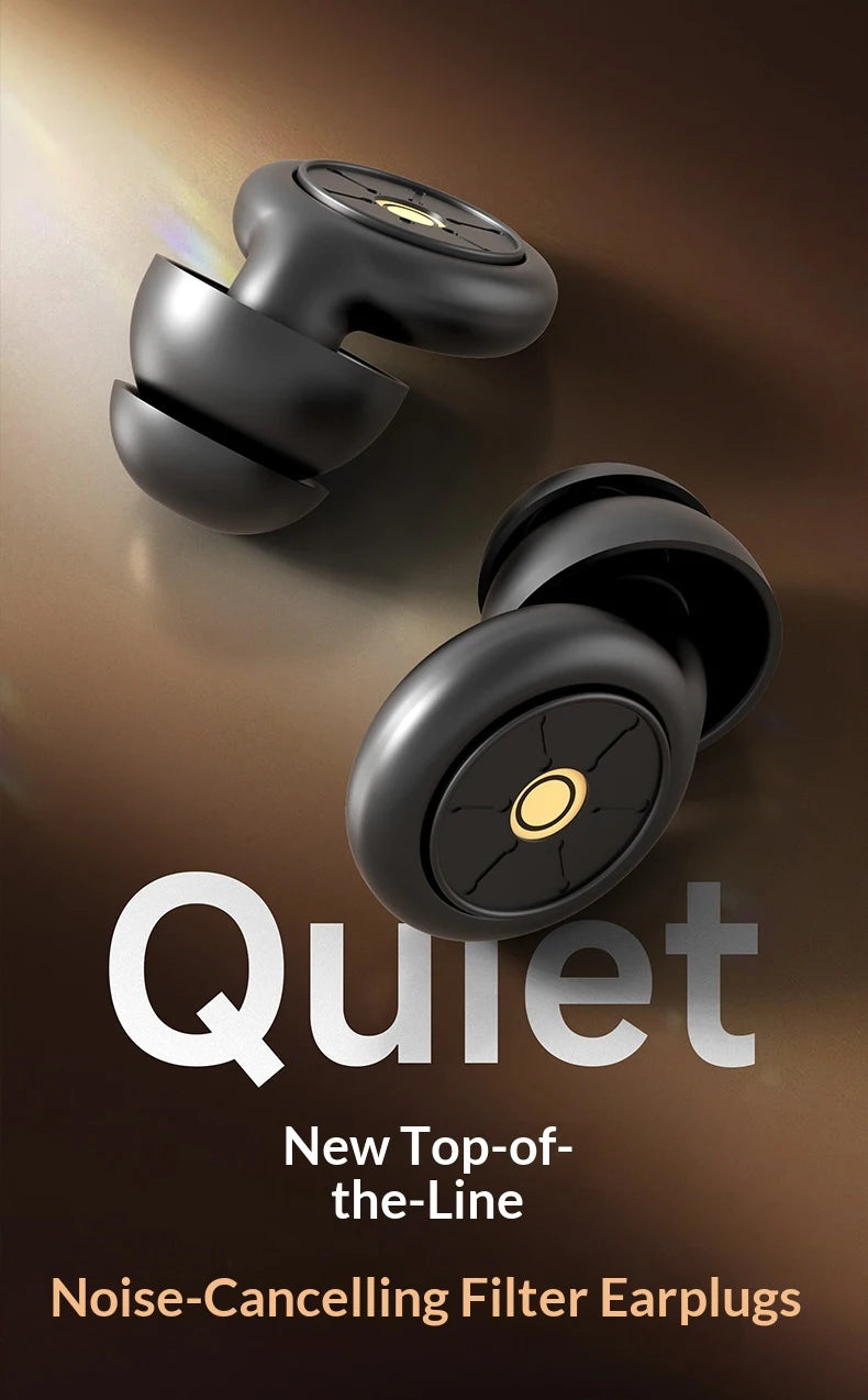 EarPlugs for Sleeping Noise Cancelling 50dB,Reusable Silicone Earplugs Strong Sound Insulation,Multiple Sizes of Ear Caps
