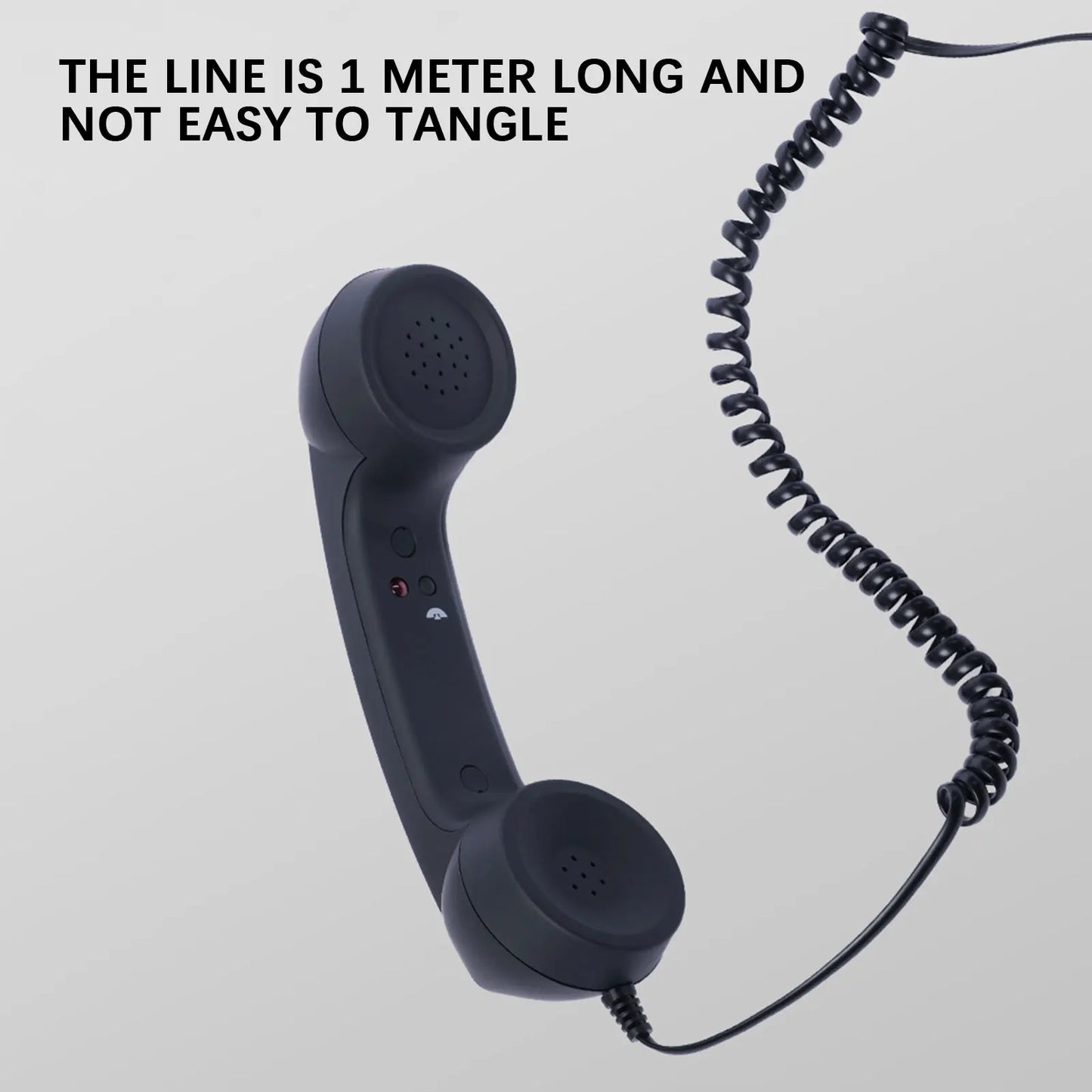 C-Type Telephones Handset Mobile Calls Receiver Type-C Plug Play Crystals Clear Calls Type C Adapter Mic Microphone Speaker
