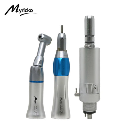 Myricko Dental contra angle straight low speed external rotation Handpiece Electric Micromotor polishing brush Air Turbine