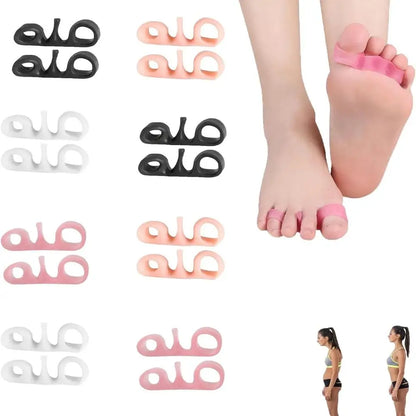 Toe Correctors and Toe Separators Bodyfeet Aligners Kit Silicone Invisible Posture Care Silicone Toe Spacers
