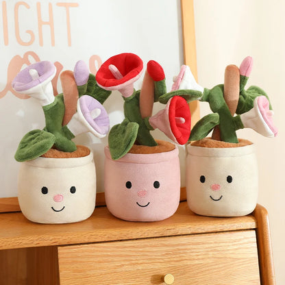 Green Plant Potted Plants Lily Flowers Strawberries Lotus Flowers Persimmons Morning Glory Ornament Soft Birthday Gifts Decor