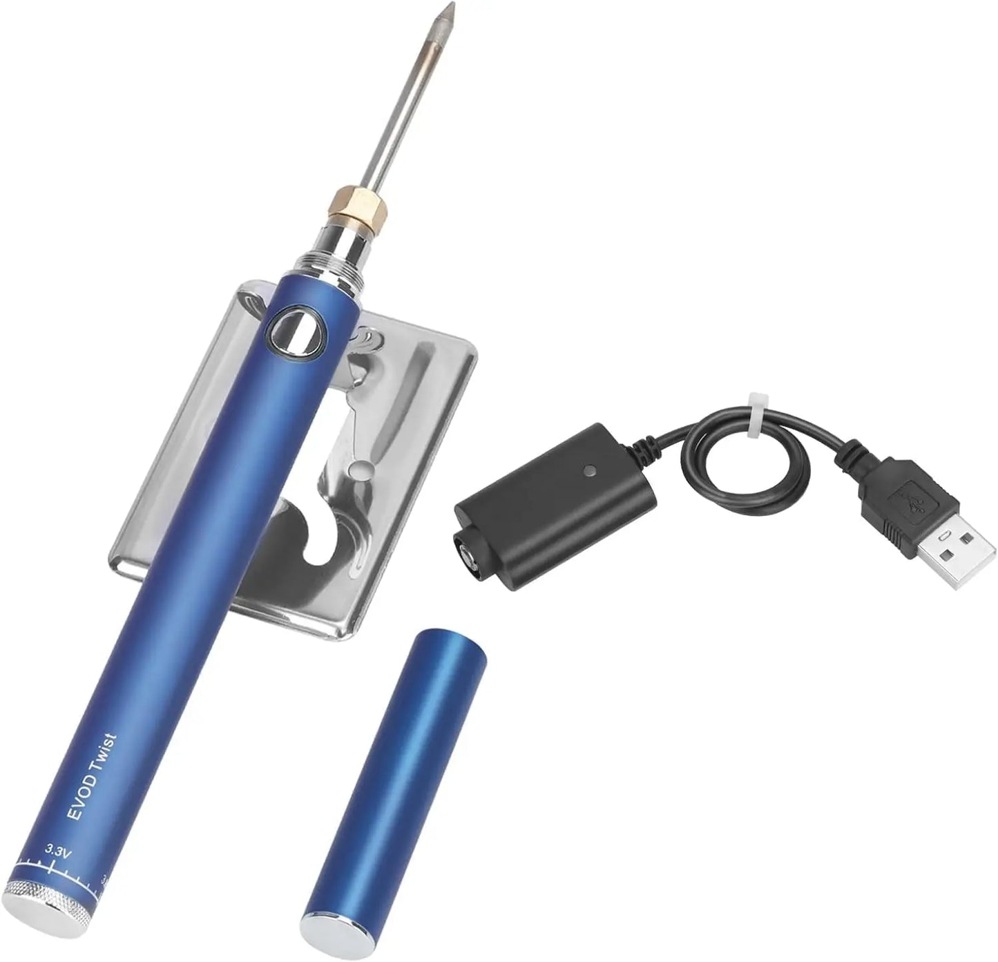 Cordless Soldering Iron with 1100mAh Battery, Portable Compact Adjustable Temperature for Household Repair and Jewelry Welding