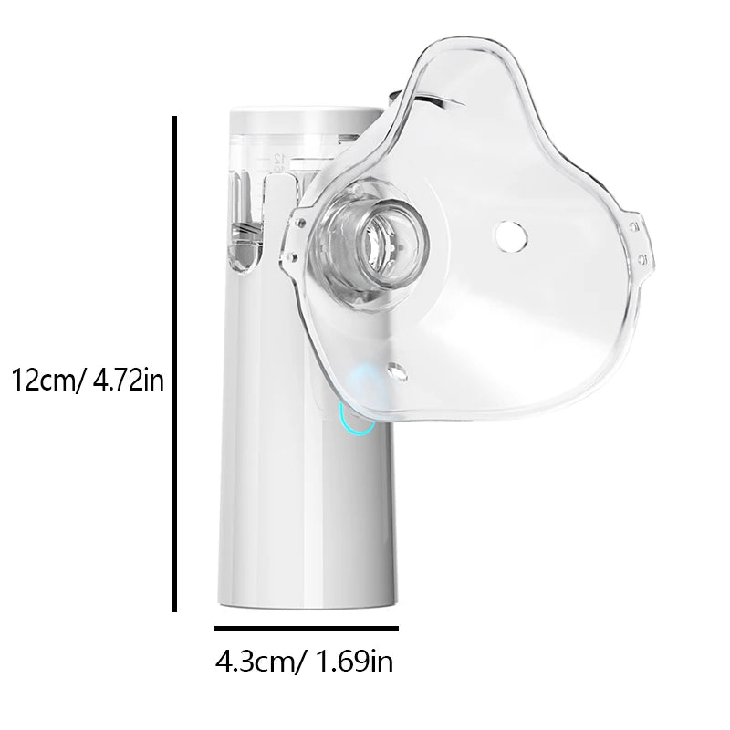 Mini Silent Mesh Nebulizer Medical Grade Ultrasonic Atomizer Efficient Nasal Inhaler Health Care Device For Children Adults