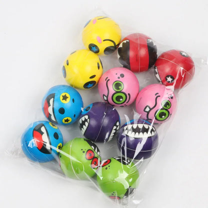 6Pcs Squeeze Ball Stress Relief Ball Funny ADHD Autism Toys Therapy Fidget Anti Anxiety Juguetes Divertidos Y Novedoso