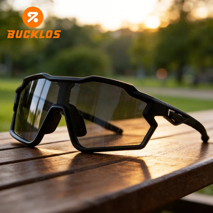 BUCKLOS Cycling Glasses Bike Goggle Outdoor Sport UV Protection Eyeswear Sunglasses Basic/Polarized Bicycle Glasses for Road MTB