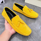Loafers Men Casual Shoes Tassel Brogue Big Size Driving Shoes Men Loafers Moccasins Breathable Slip on Loafers for Men Shoes