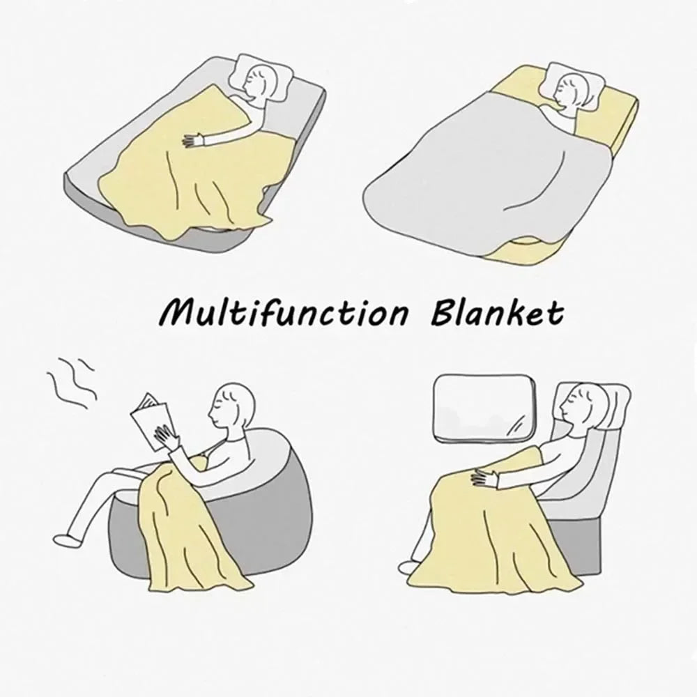 Fashion print Blanket For Sofa Office Bed Plane Travel Sleep Read Relax Camping Soft And Warm A-aMG