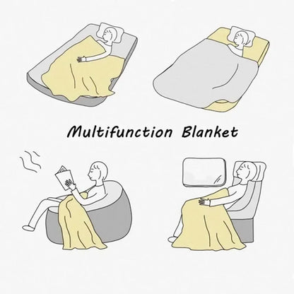 Fashion print Blanket For Sofa Office Bed Plane Travel Sleep Read Relax Camping Soft And Warm A-aMG