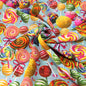 personalized 1pcs 50*140cm Your Design Customized Fabric Cotton polyester for sewing