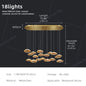 Modern Restaurant Pendant Lamp for Villa Dining Table Bar Kitchen Island Hanging Light for LED Glass Dining Room Chandelier
