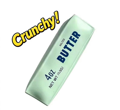 Crunchy Butter Stick Squishy Stress Ball Fidget Toy Crunchy Squishies Squeeze Toy ASMR Anti Stress Release Hand Relax Gift Toys