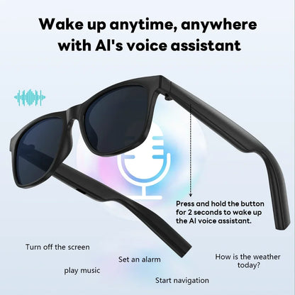 Lenovo Smart AI Sunglasses Multifunctional Music Player 8K Camera Bluetooth Call Translate Voice Assistant Photochromic Glasses