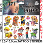 Paw Patrol Party Favors Slap Bracelet Stamps Keychains Gift Bag Stickers Birthday Party Decoration Christmas Stocking Fillers