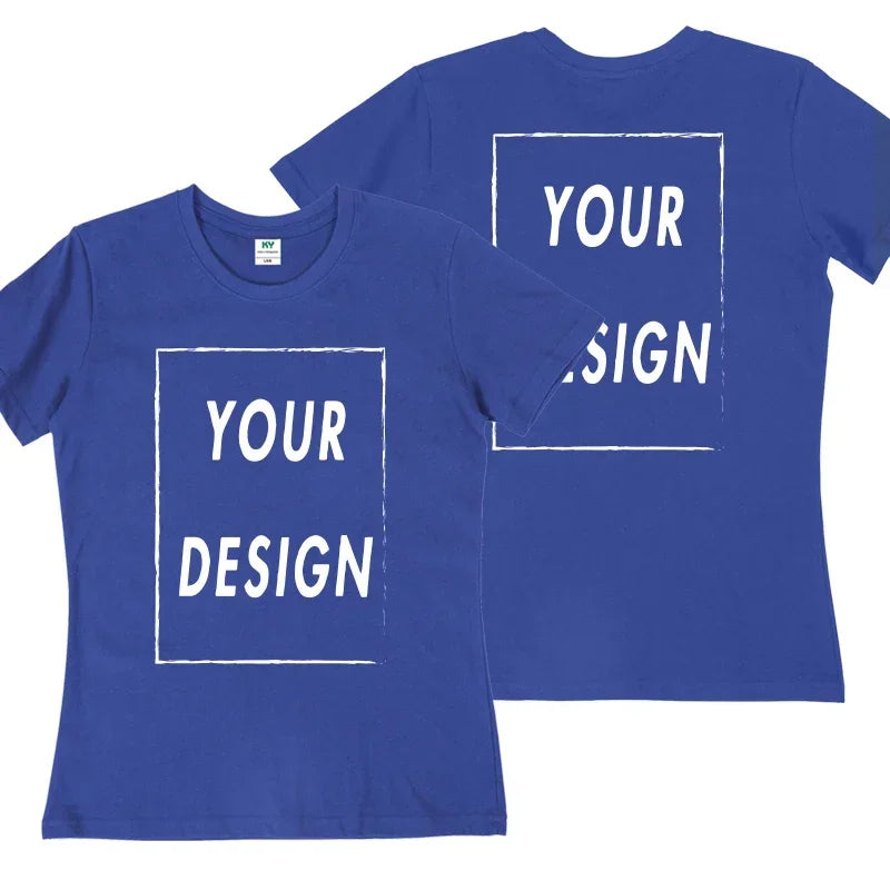 Bestseller Custom T-Shirt: Design Your Own Front & Back | Premium Unisex Tee for Couples, Teams & Events