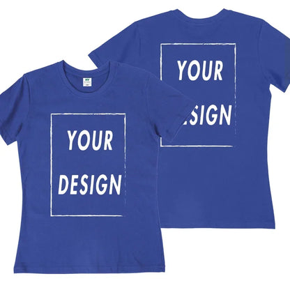 Bestseller Custom T-Shirt: Design Your Own Front & Back | Premium Unisex Tee for Couples, Teams & Events