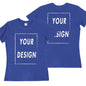 Bestseller Custom T-Shirt: Design Your Own Front & Back | Premium Unisex Tee for Couples, Teams & Events
