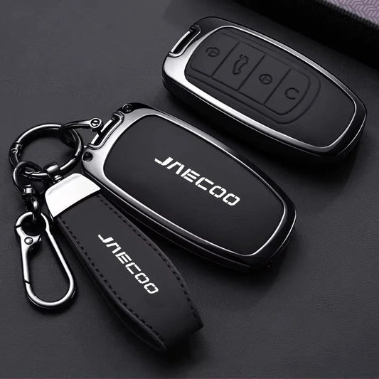 Car Key Case for Chery Jaecoo J7 7 PHEV J5 5 EV 2025 J8 8 2026 Keychain Remote Cover Shell Housing Ring Holder Fob Accessories