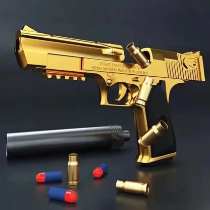 Desert Eagle Shell Ejection Soft Bullet Toy Gun Airsoft Pistol Foam Launcher CS Shooting Games  Weapons for Kids Boys Gift