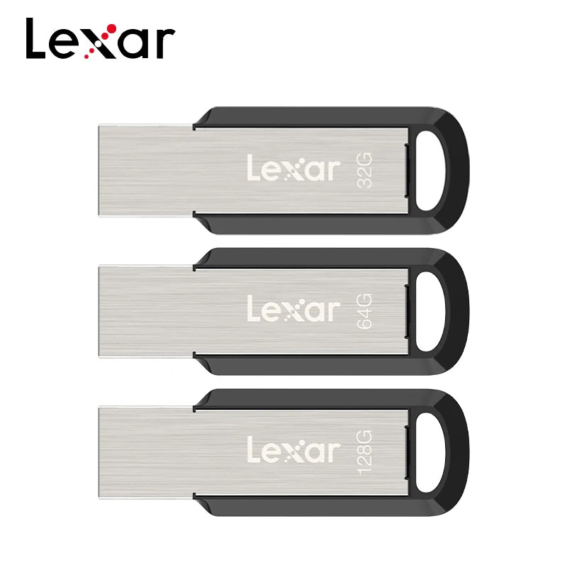 Original Lexar JumpDrive M400 USB 3.0 Flash Drive 32GB Read Max 130MB/s Memory Stick 64GB 128GB 256GB Metal USB Stick For PC