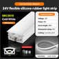 LED flexible silicone light strip embedded 24V waterproof tubing linear lamp concealed installation flexible soft light strip