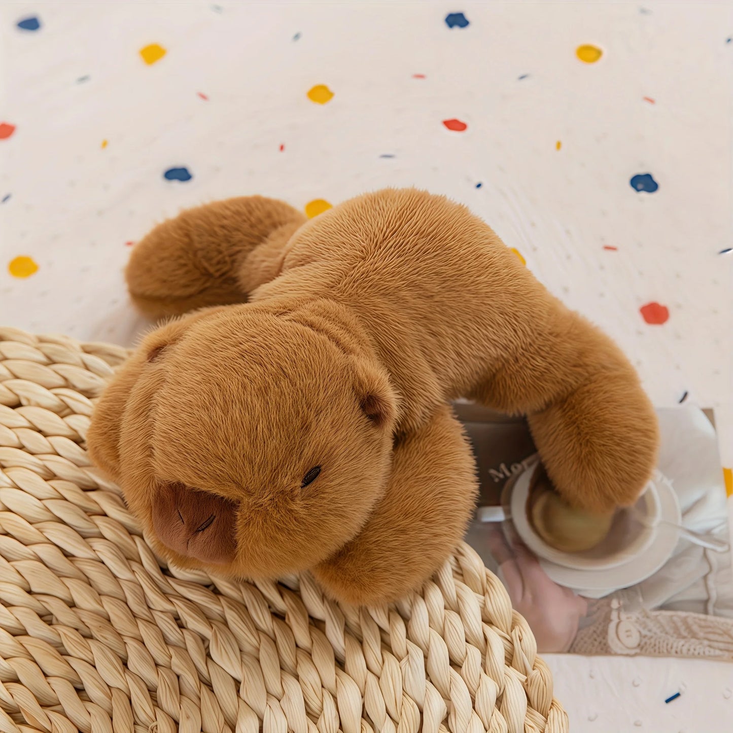 Papa Palm Treasure Series Plush Toy, Capybara Plush, Children's Gift, Birthday Gift, Holiday Gift, Plush Figures, Plush Doll