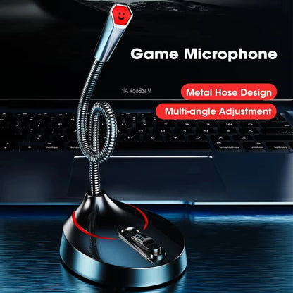 Mini USB Wired Microphone 3.5mm Jack Plug Studio Speech Mic for PC Computer Laptop Notebook Loud Speaker