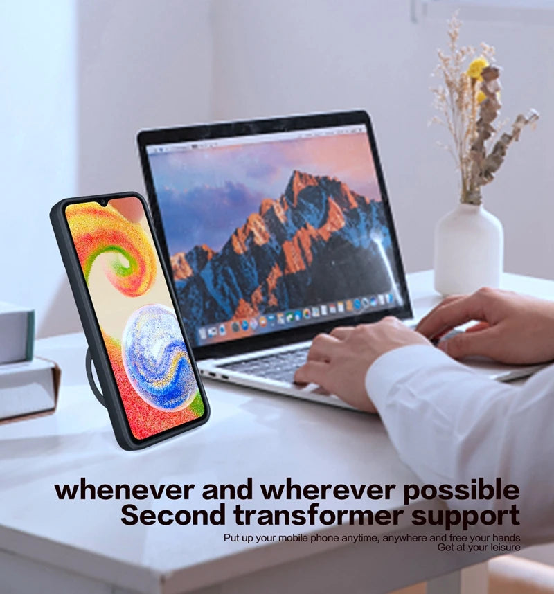 For Motorola Moto Edge 60 Pro 5G Case Shockproof Armor Cover For Moto Edge60 Pro Magnetic Holder Ring Stand Lens Protect Funda