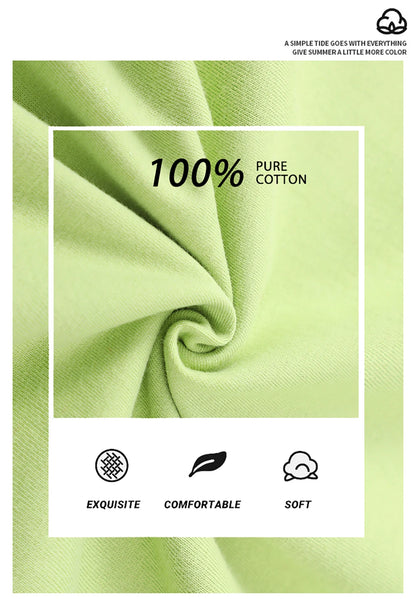 Man Summer Cotton Soft Tops Breathable Comfortable Short Sleeve Simple Beach T Shirt Basic Sport Tees 15 Color O-Neck Tee Shirts