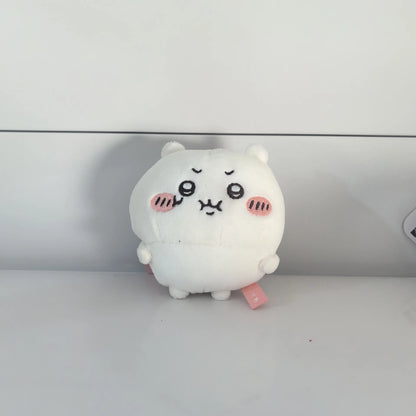 New jiyi Plush Doll Smirks Expression Usagi Hachiware Super Cute Chestnut Flying Squirrel Back Packaging Decoration Gift