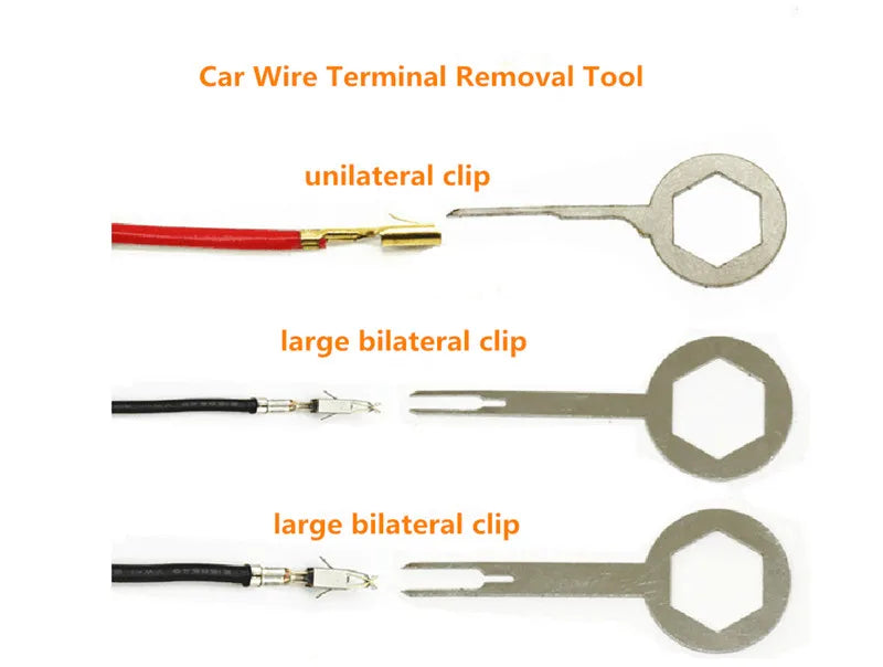 Terminal Removal Tool Kit 21Pcs Electrical Connector Pin Removal Tool Terminal Ejector Kit Depinning Tool for Automotive Car