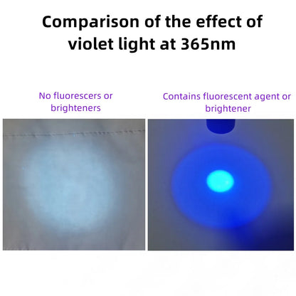 SV62 3W UV 365nm LED Flashlight AAA Mini Pen Ultraviolet Torch Money Marker Ore Pet Urine Stain Scorpion Black Light Detector