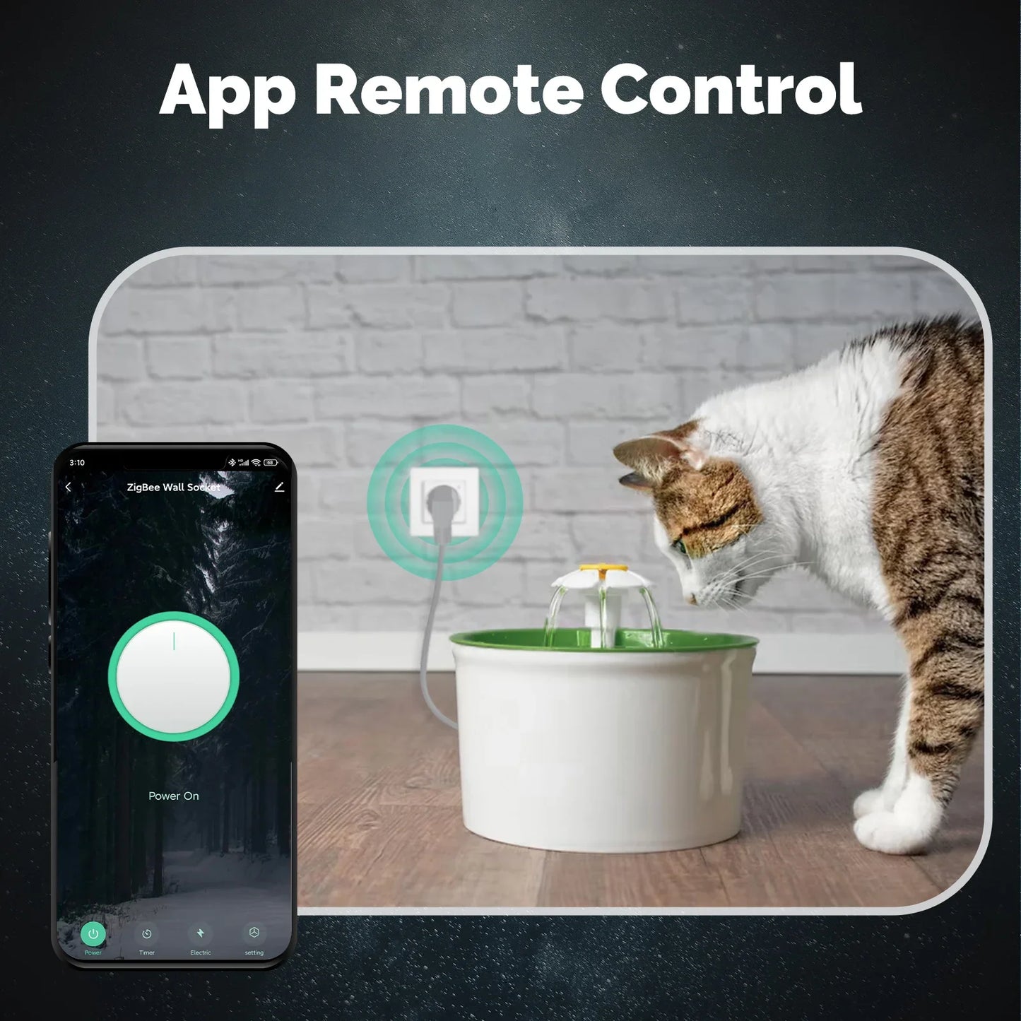 MOES Tuya ZigBee Smart Socket EU Wall Embedded Outlet Energy Monitor Indicator App Remote Control Voice Cotrol Alexa Google Home