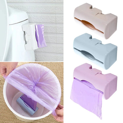 Trash Bags Storage Box Garbage Bag Dispenser for Kitchen Bathroom Wall Mounted Grocery Bag Holder Kitchen Plastic Bags Container