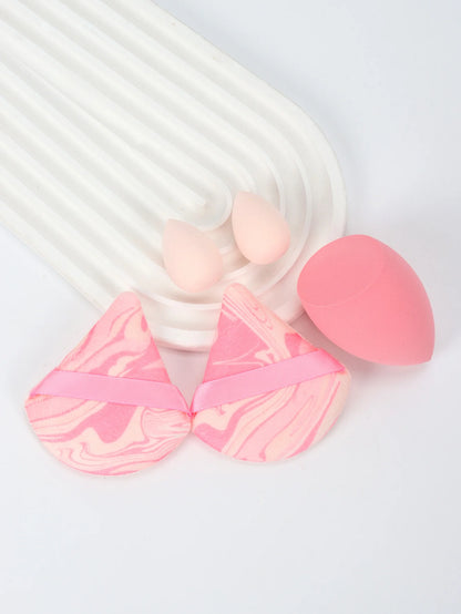 5Pcs Professional Makeup Sponge Set - Soft, Gentle, Multi-Purpose Tools for Perfect Foundation, Powder, and Blush Application