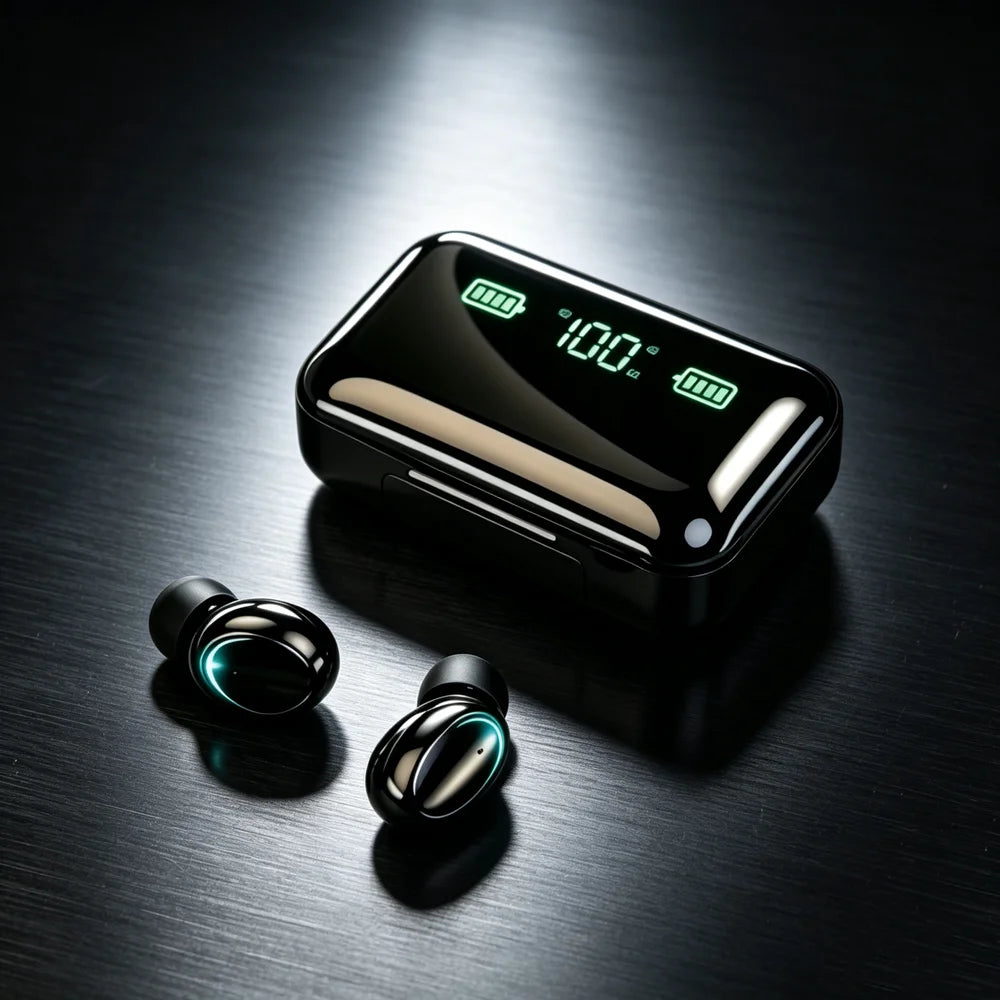 Wireless Earphones Bluetooth Headphones Professional Bluetooth Headset Feature Adjustable Headbands for Customized Ergonomic Fit
