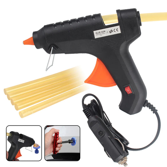 Auto Accessories Glue Gun Car Dent Repair Tools 5PCS 11mm Glue Sticks Cigarette Light Plug Quick Paintless Repairing 12V 40W