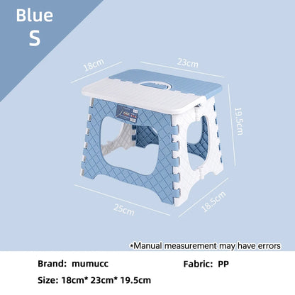 The Home Low Stool, Outdoor Small Stool,Foldable Stool, Suitable for Living Room, Kitchen, and Bathroom, Portable Travel Stool